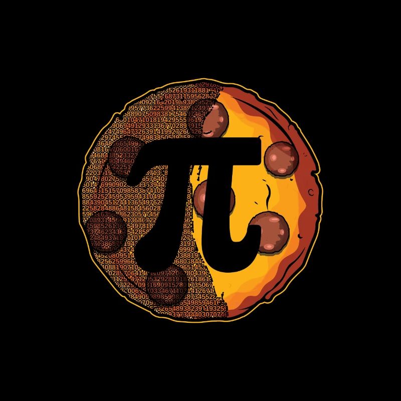 Pi Day Pizza Math Fun Design