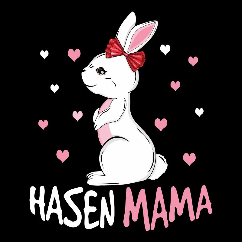 Liebevolle Hasenmama Mit Herz