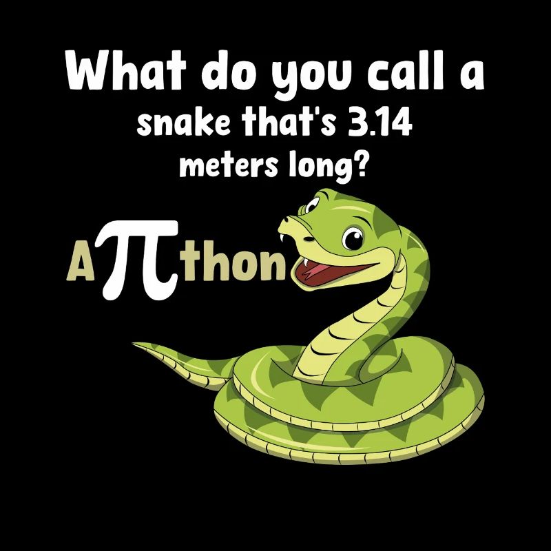 Pi-Tag Schlangenwitz Python Humor