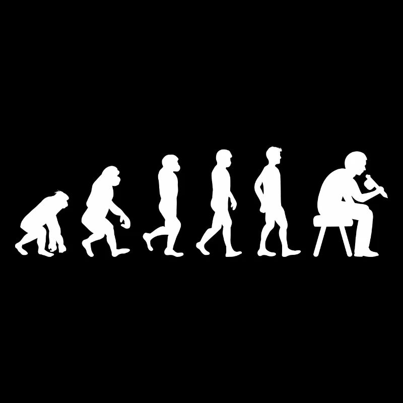 Evolution des Tattoo-Künstler Tattooist Tätowierte Geschenk