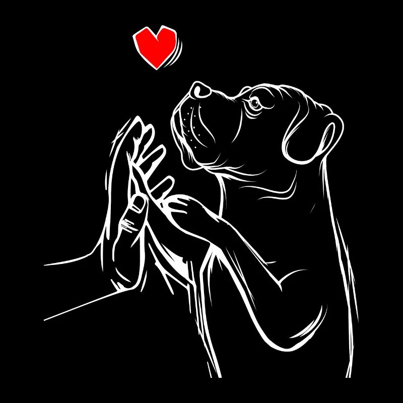Cane Corso Chiens Chère Maîtresse
