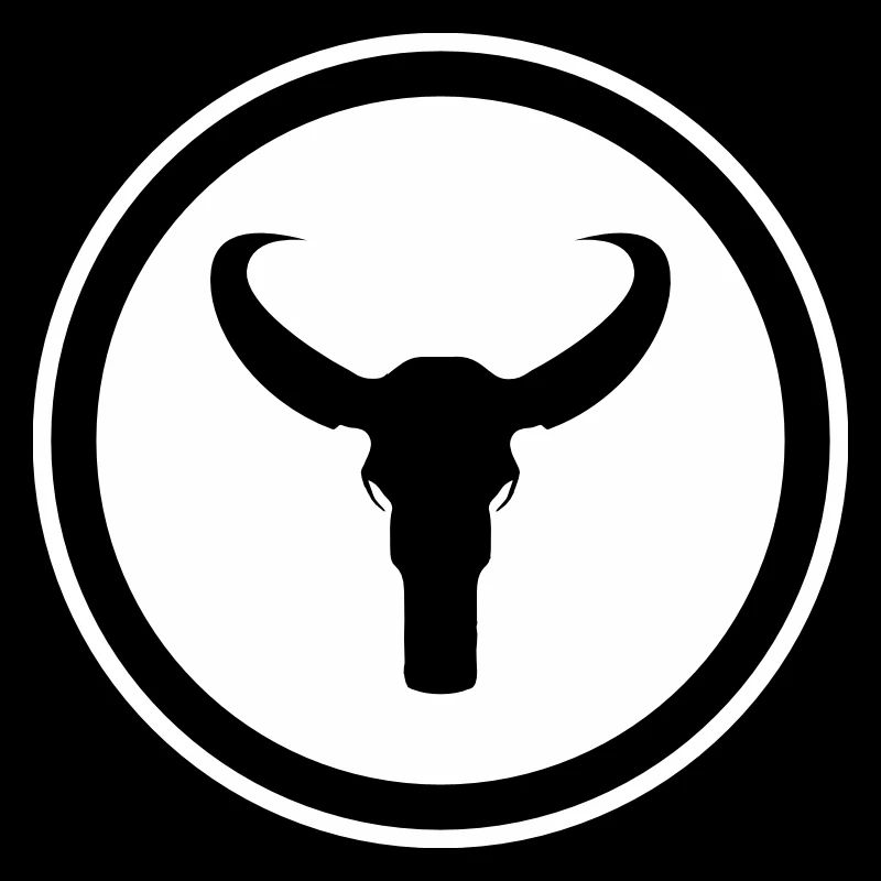 Bull skeleton