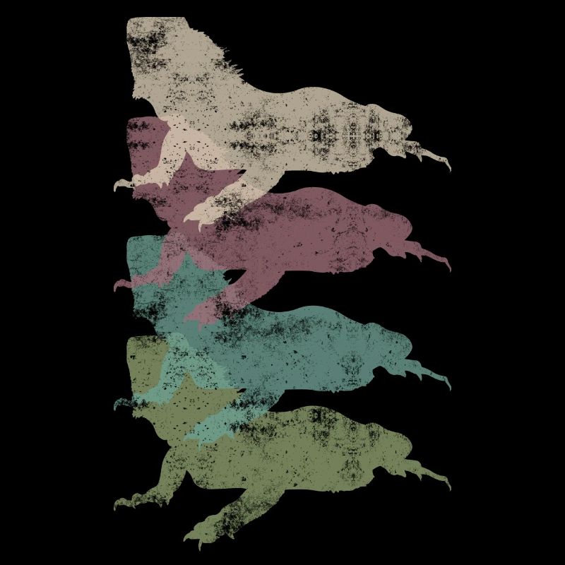 Retro Eidechse Echse