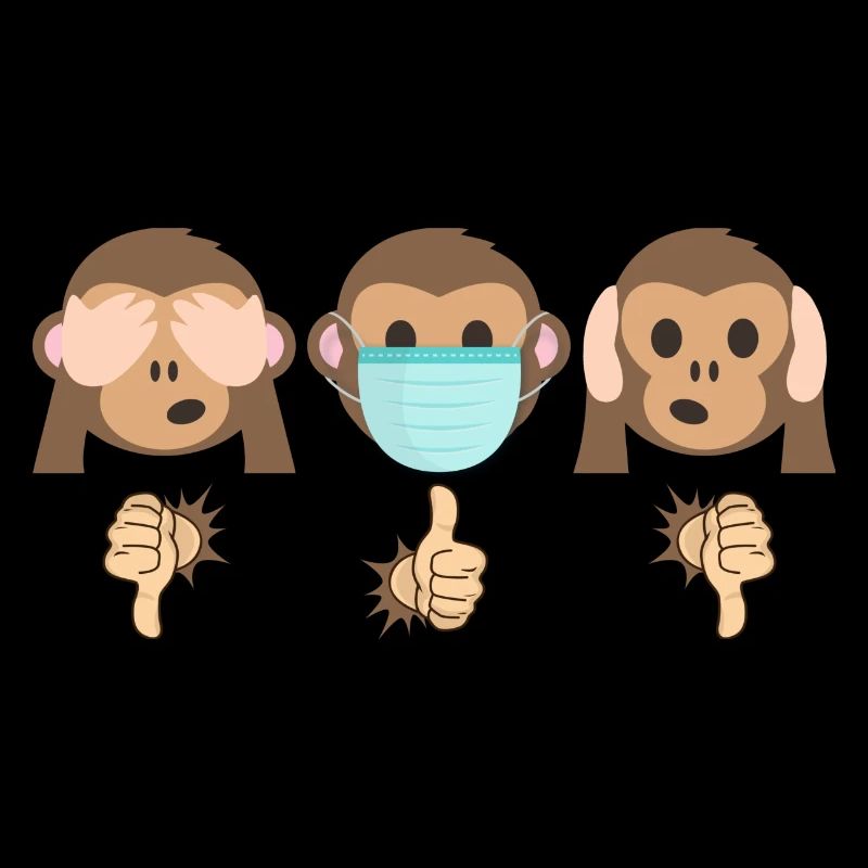 3 Wise Monkeys (Two-Ignorant Edition)