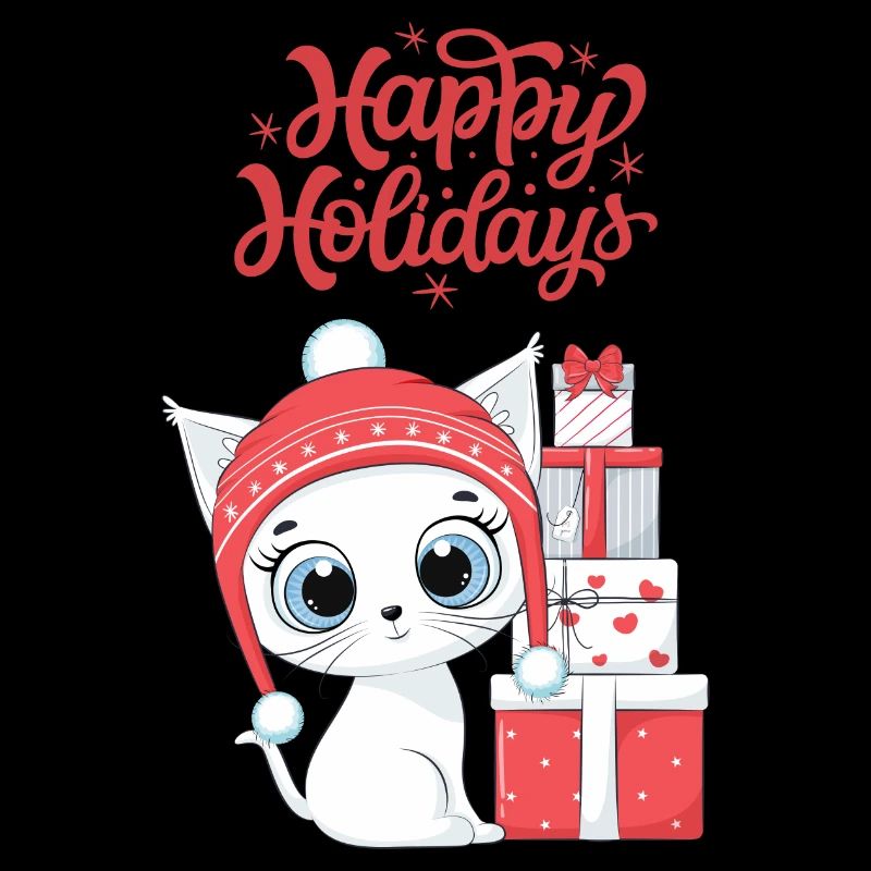 chat noël - Joyeux Noël chats tshirt