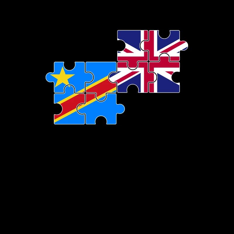 RD Congo Drapeau du Royaume-Uni Britanniques Congolais
