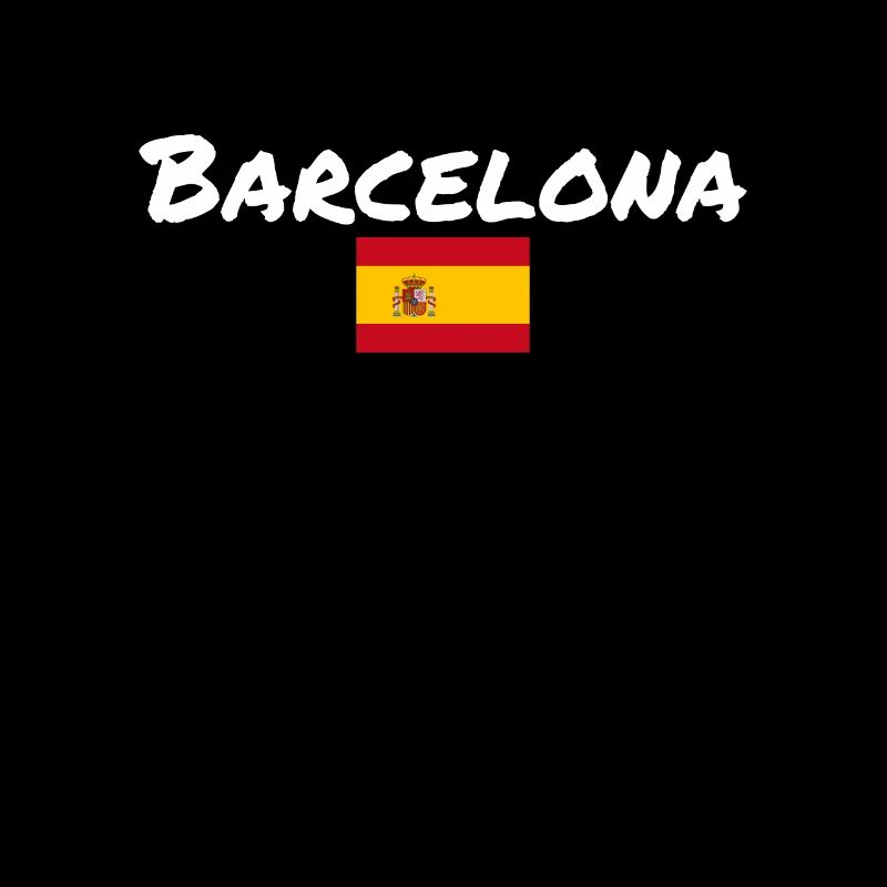 Barcelone, Espagne, Drapeau espagnol, Espagnols