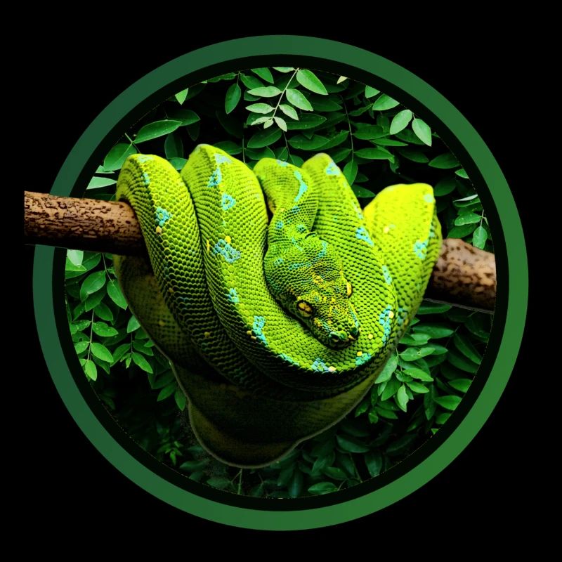 Green Tree Python Reptile Keeper Chondro Fan