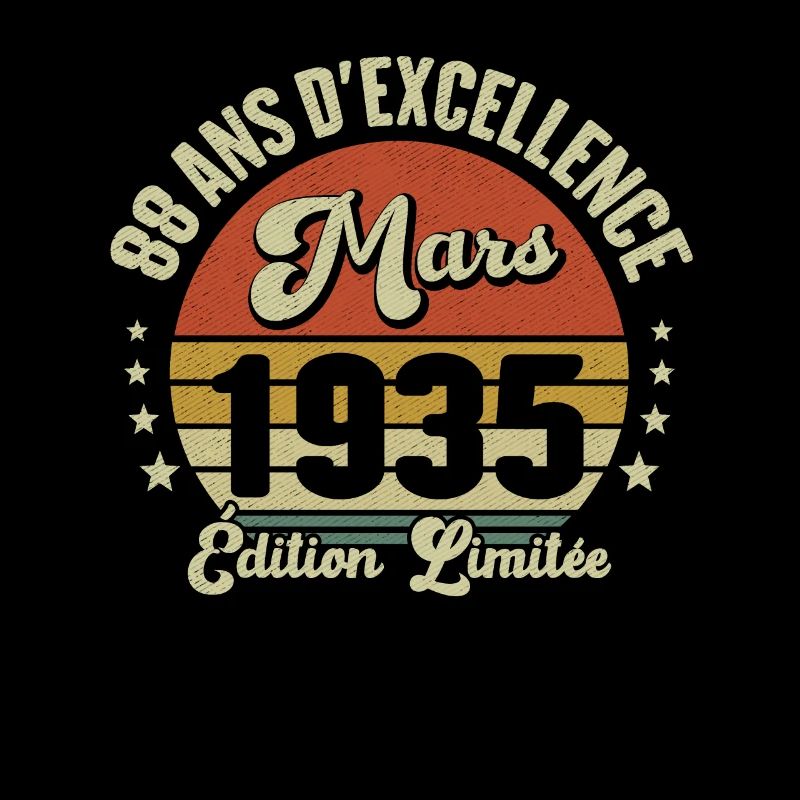 88 Ans D'excellence Mars 1935 Édition Limitée
