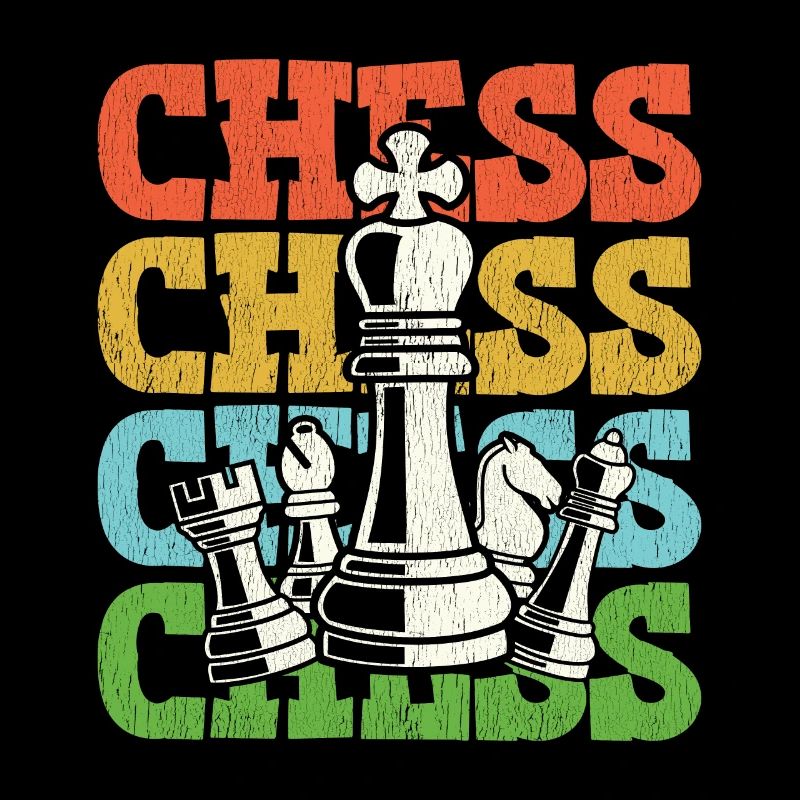 Échecs Rétro Vintage