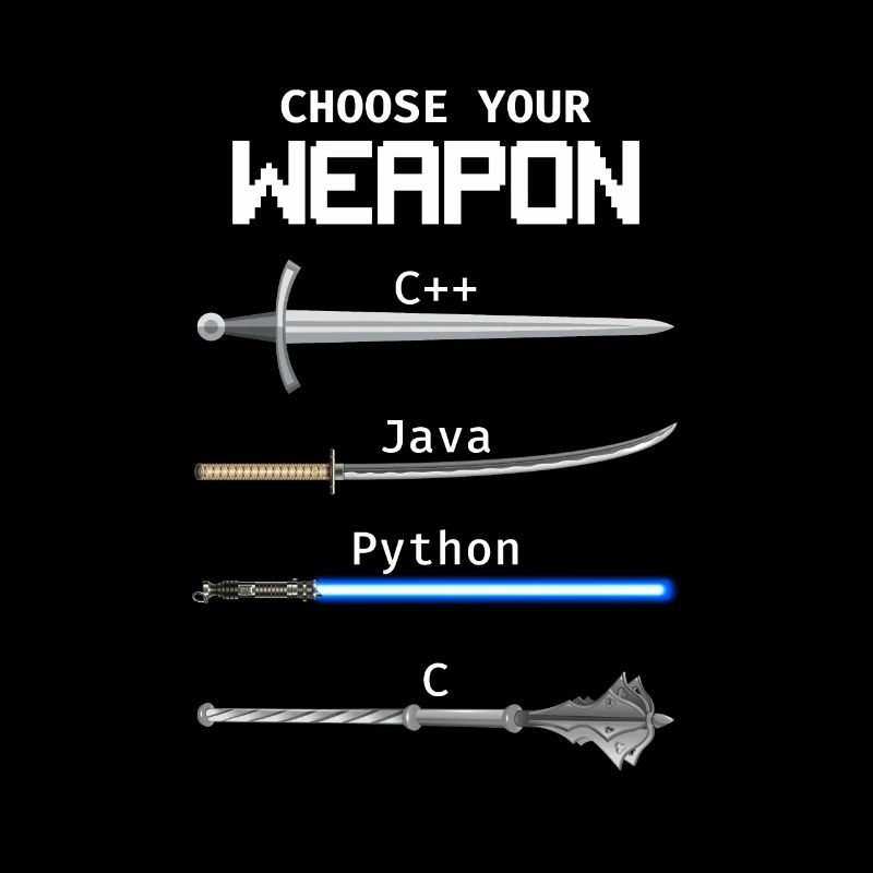 Choose Your Weapon C Java Python Programmer