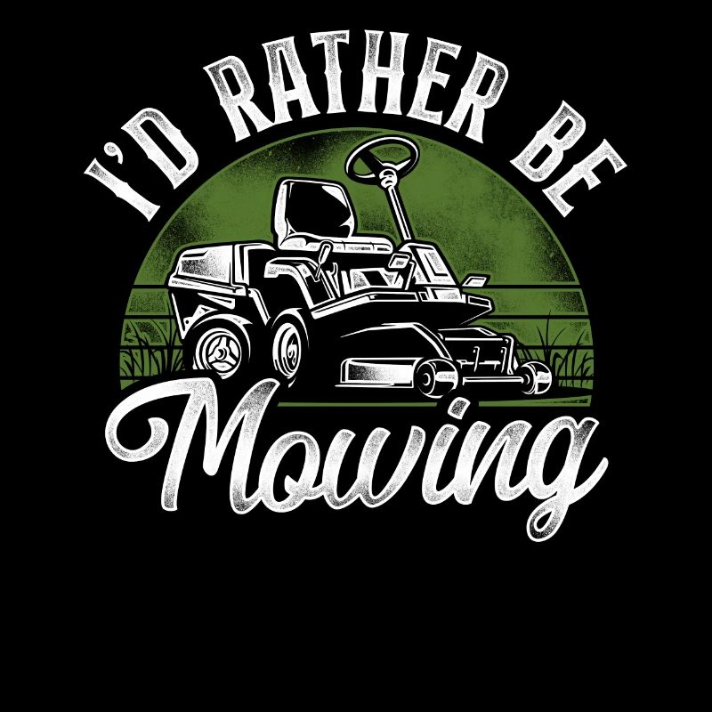 Lawn Mower Mowing Dad Father