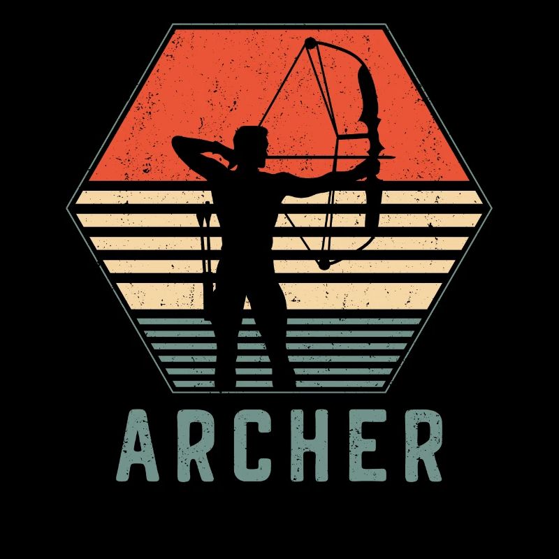 Archery Bow Archer Retro Vintage