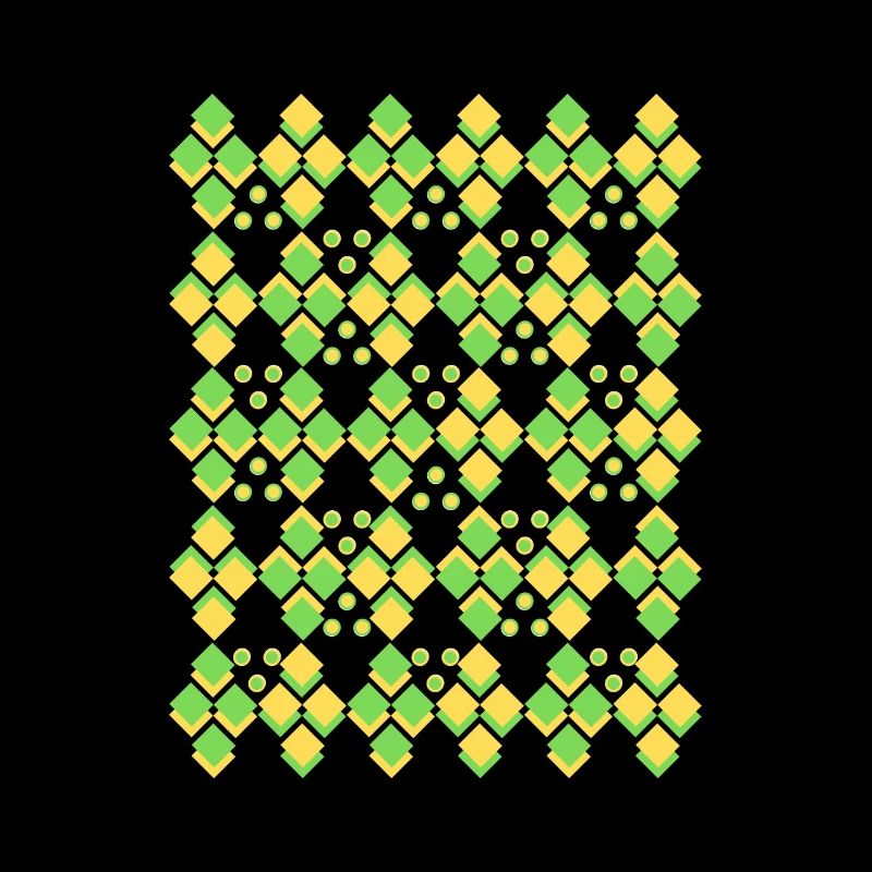 Geometric abstract art > geometric square colo
