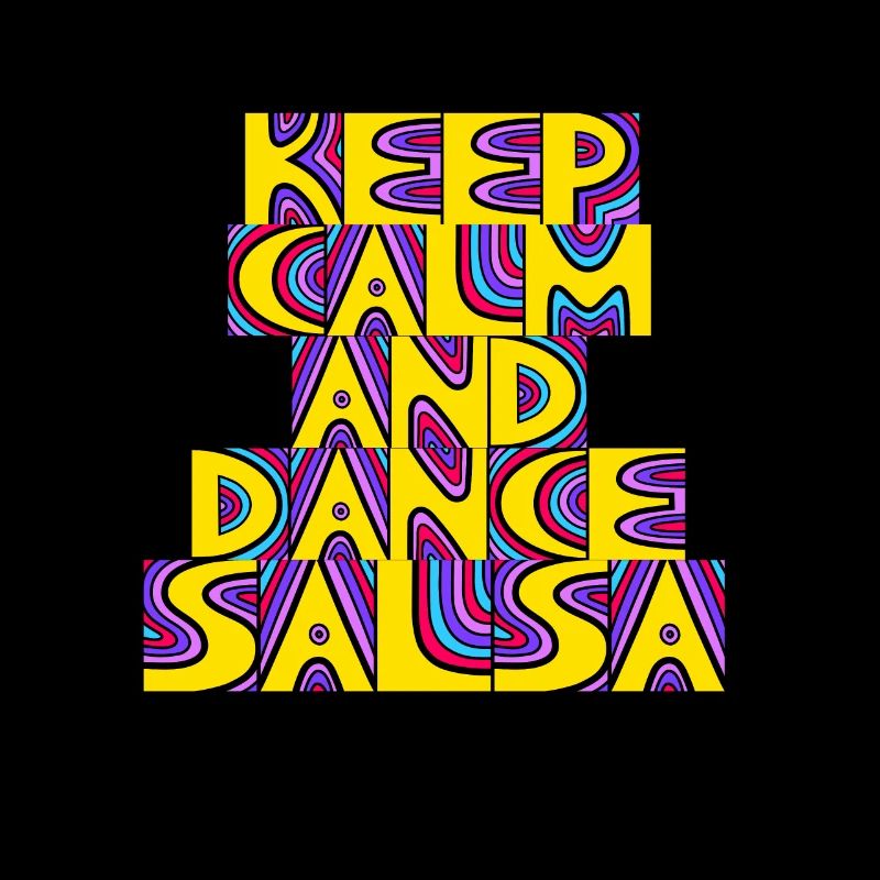 Keep Calm And Dance Salsa Geschenk