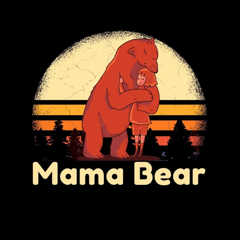 Mama Bear vous protégera et vous aimera. Mama Bear