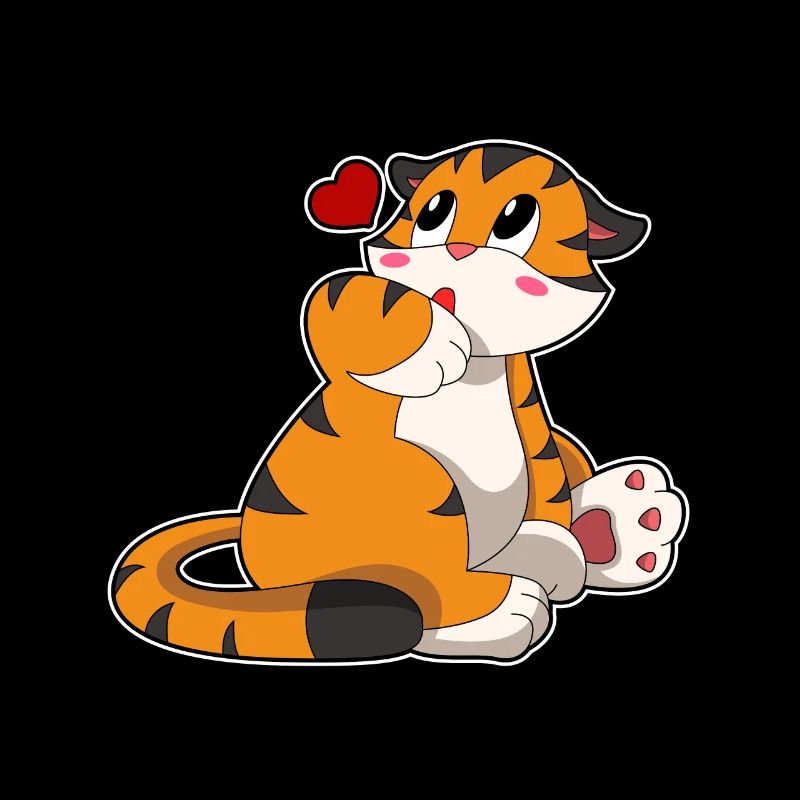 Tiger mit Herz