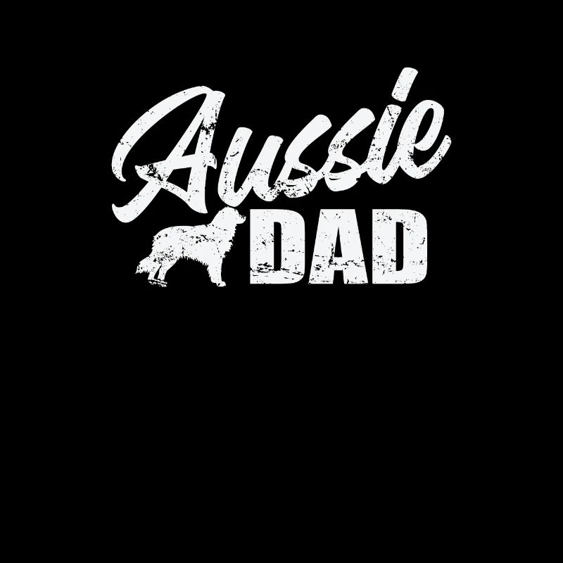 Aussie Dad Australian Shepherd Hund Haustier