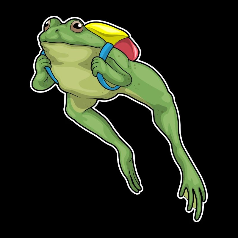 Frosch Wanderer Rucksack
