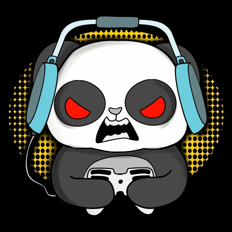 Idée d'anniversaire de Noël de jeu de panda de jeu