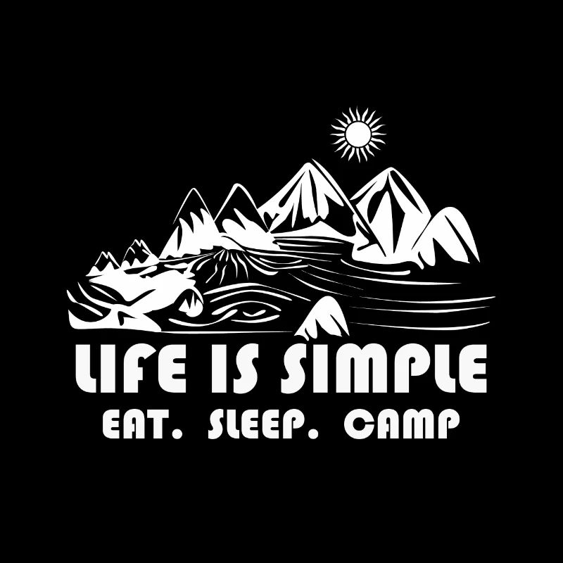Das Leben ist einfach. Liebe Camping