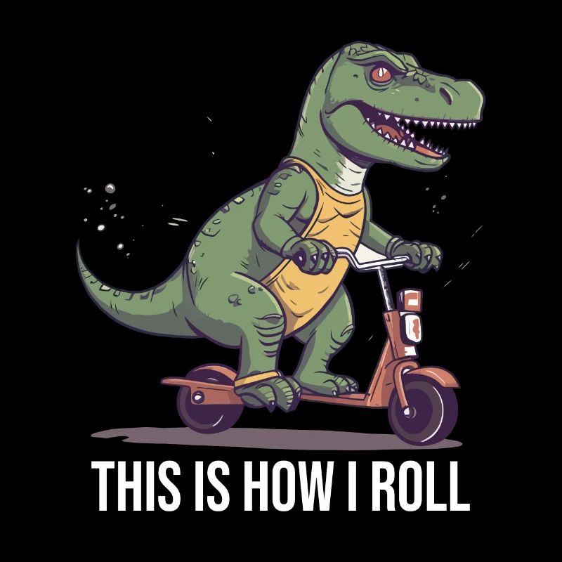 Scootering T Rex So rolle ich