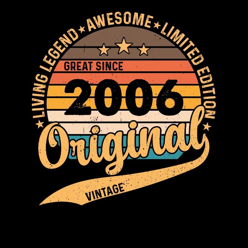 Legendary 18th Birthday 2006 Retro Style