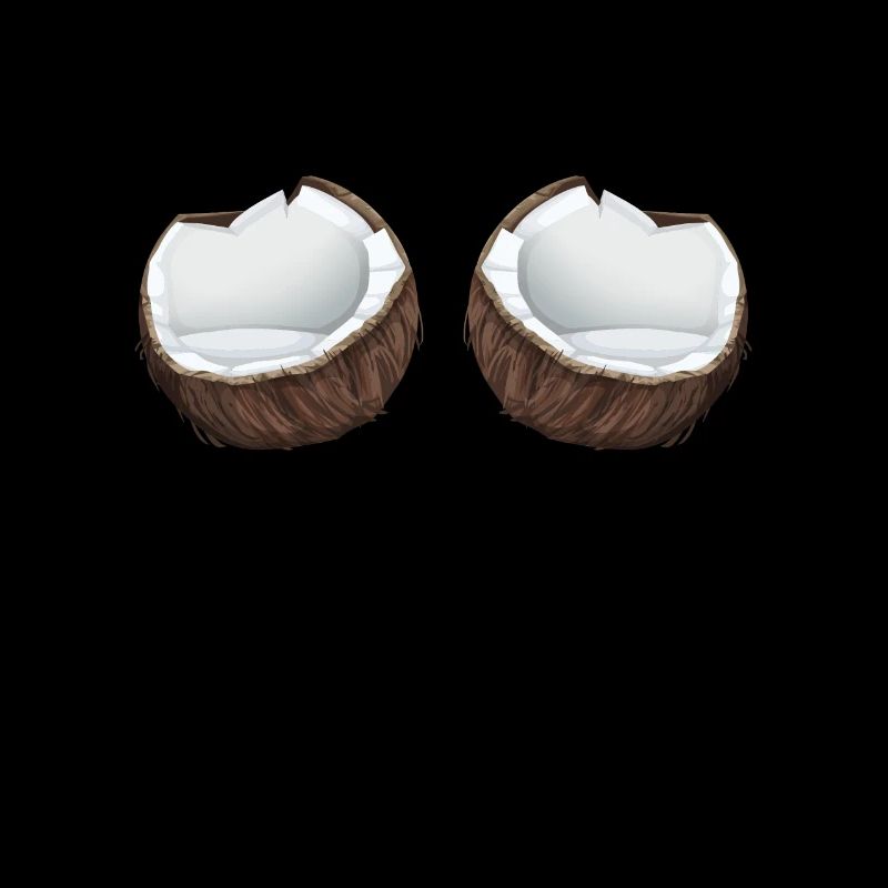 Costume de soutien-gorge de plage bikini coco noix de coco carnaval