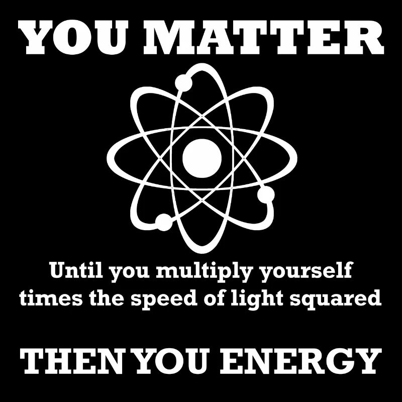 Science T-shirt vous comptez l'atome de cadeau d'énergie