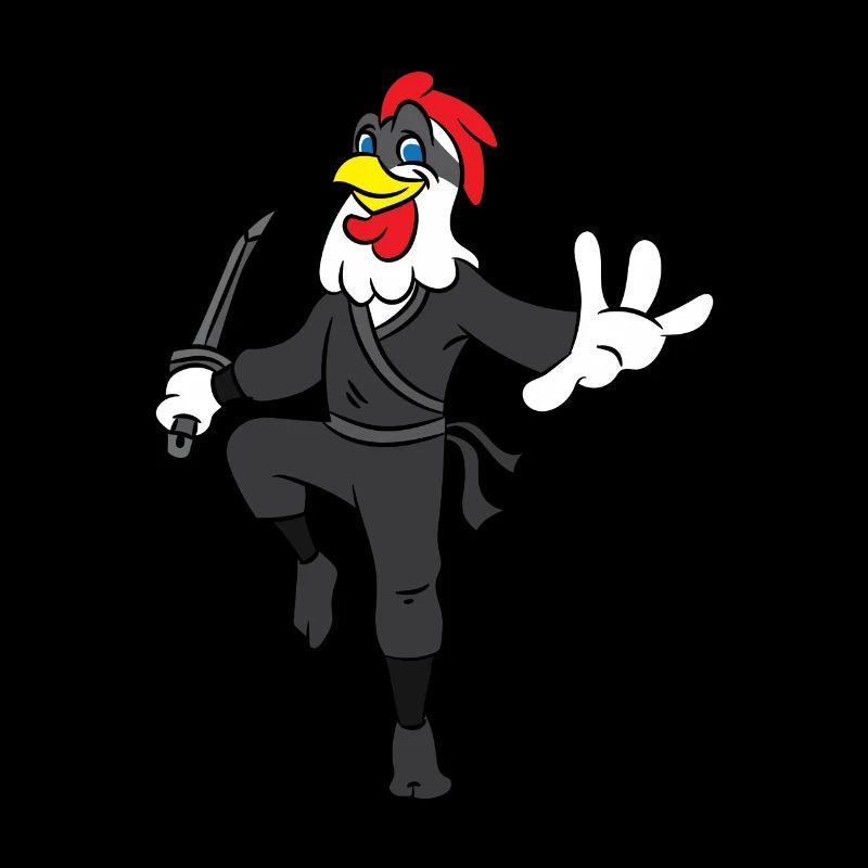 Poulet à l’épée de poulet ninja cadeau garçon