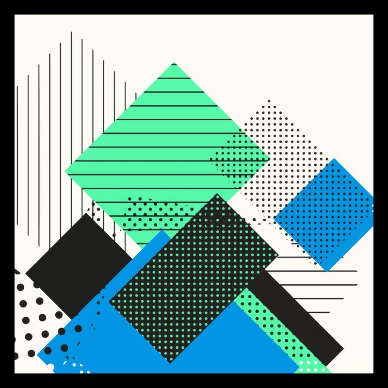 Pastel abstrait rectangles