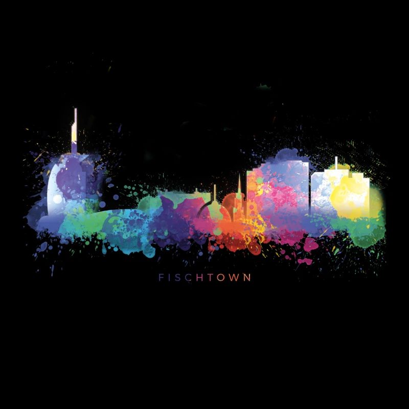 Fischtown Bremerhaven Skyline Sprayed