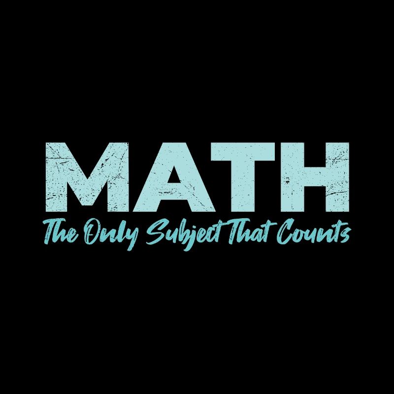 Math The Only Subject That Counts gift idea