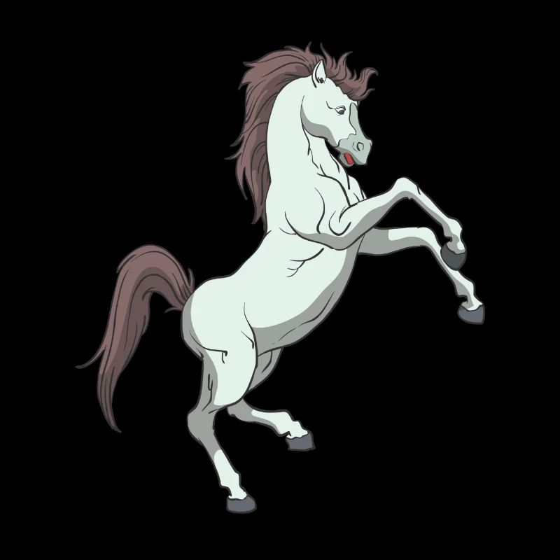 Le cheval se cabre