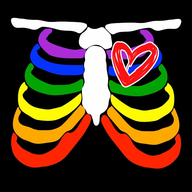 Bunter RegenbogenFlaggenGay PrideTShirt Entwurfs