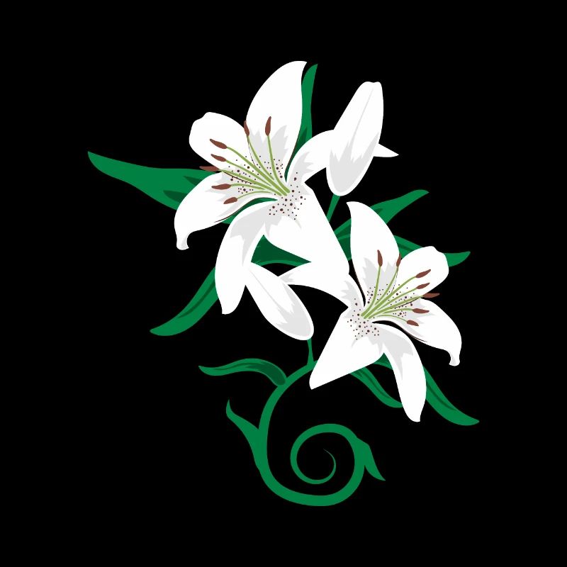 Lilienblüten Tattoo Geschenkidee