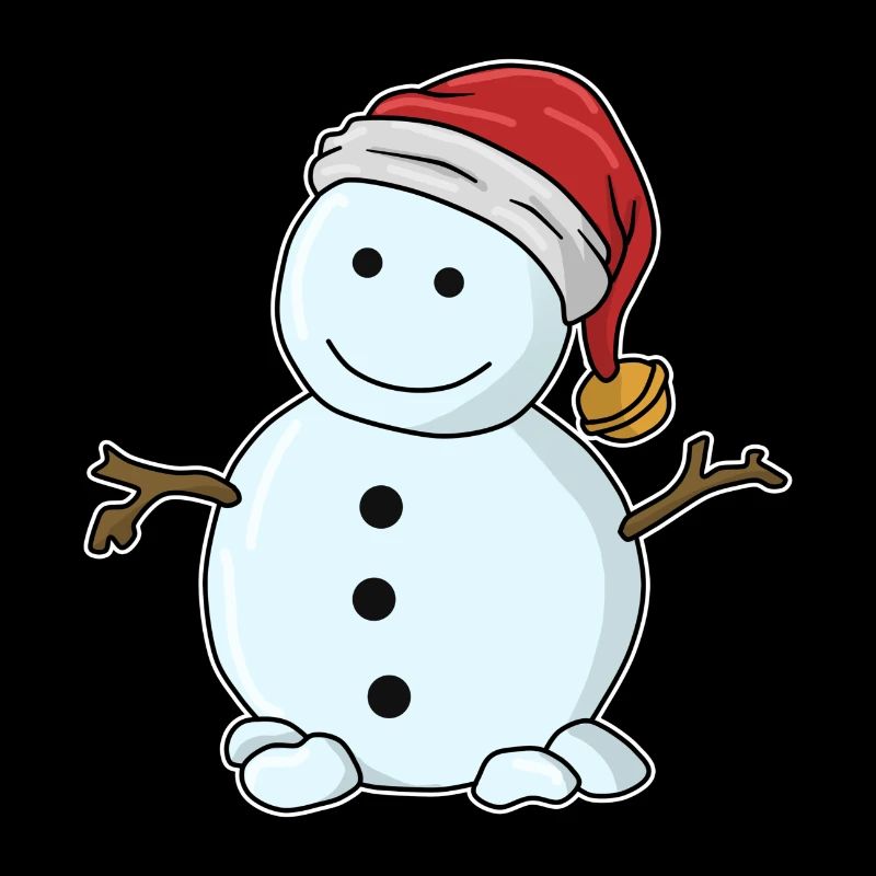 Snowman without a nose