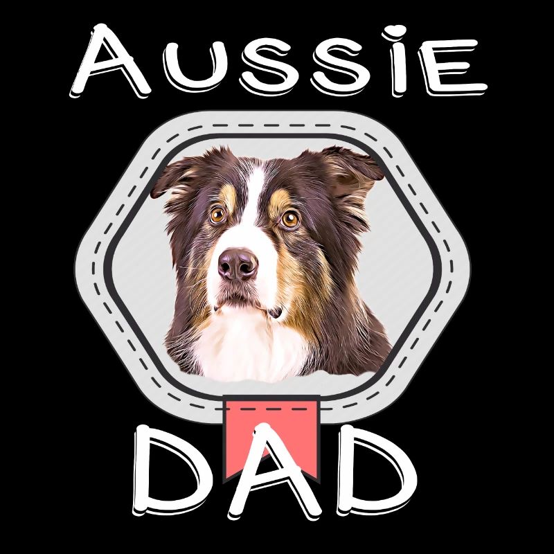 Australian Shepherds Aussie dogs dad