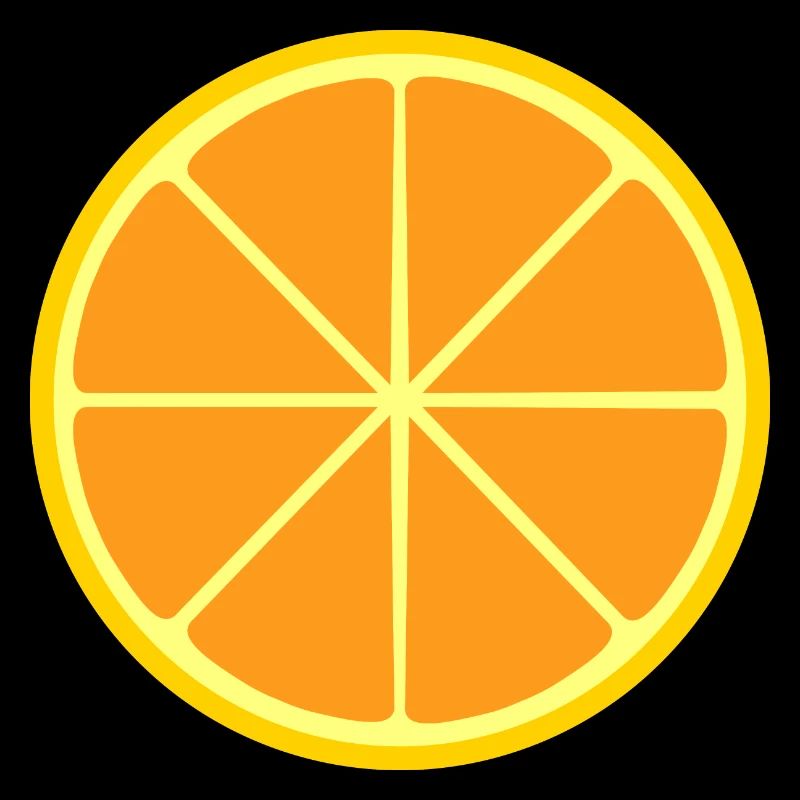 Orange fruit fruit design to personalize