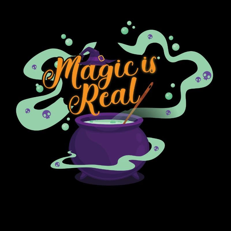 Magic is real witch magic potion magic Halloween