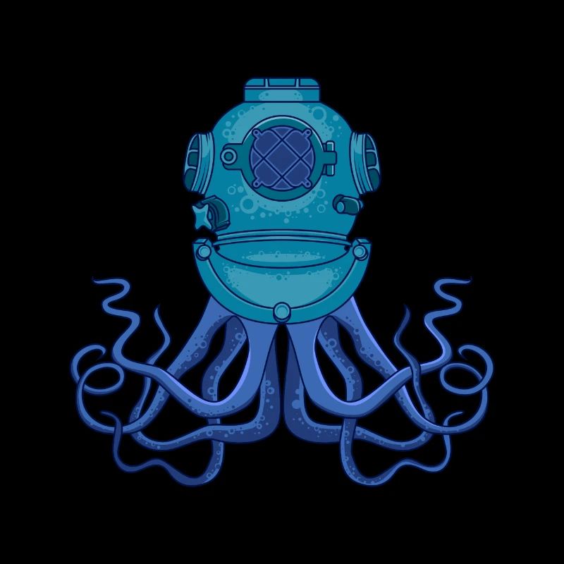 Octopus Octopus Squid Diver Gift