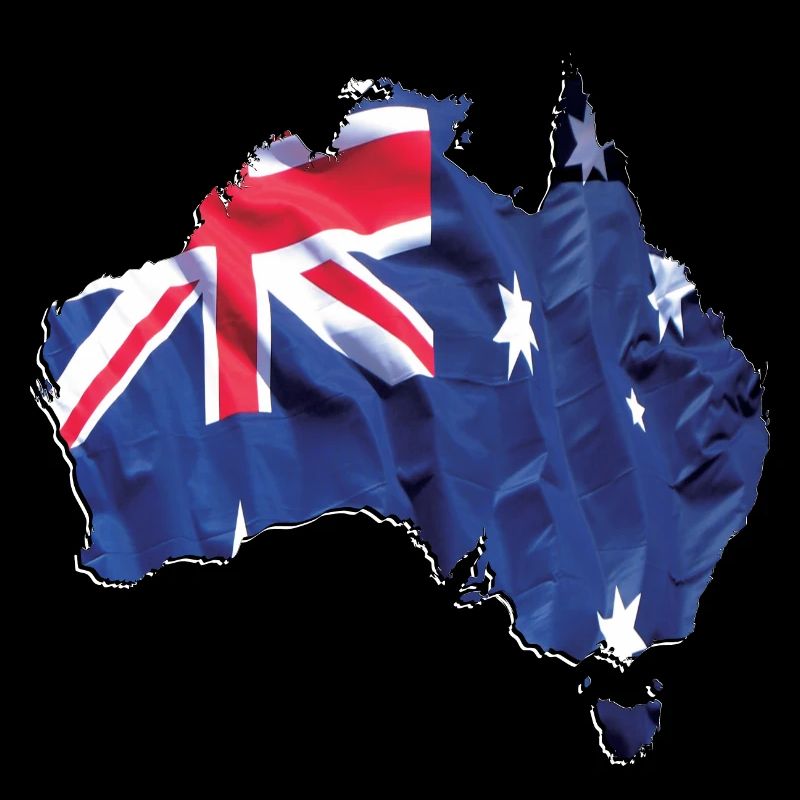 Echte Australien Flagge – Flag Map