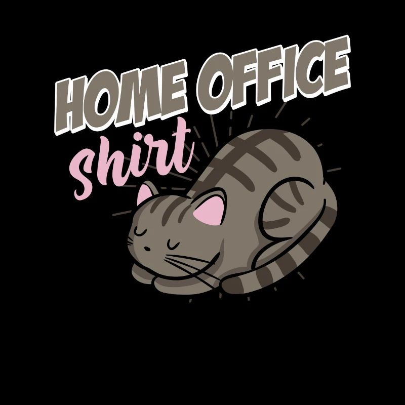 Home Office avec chat chat et cätchen Homeoffice