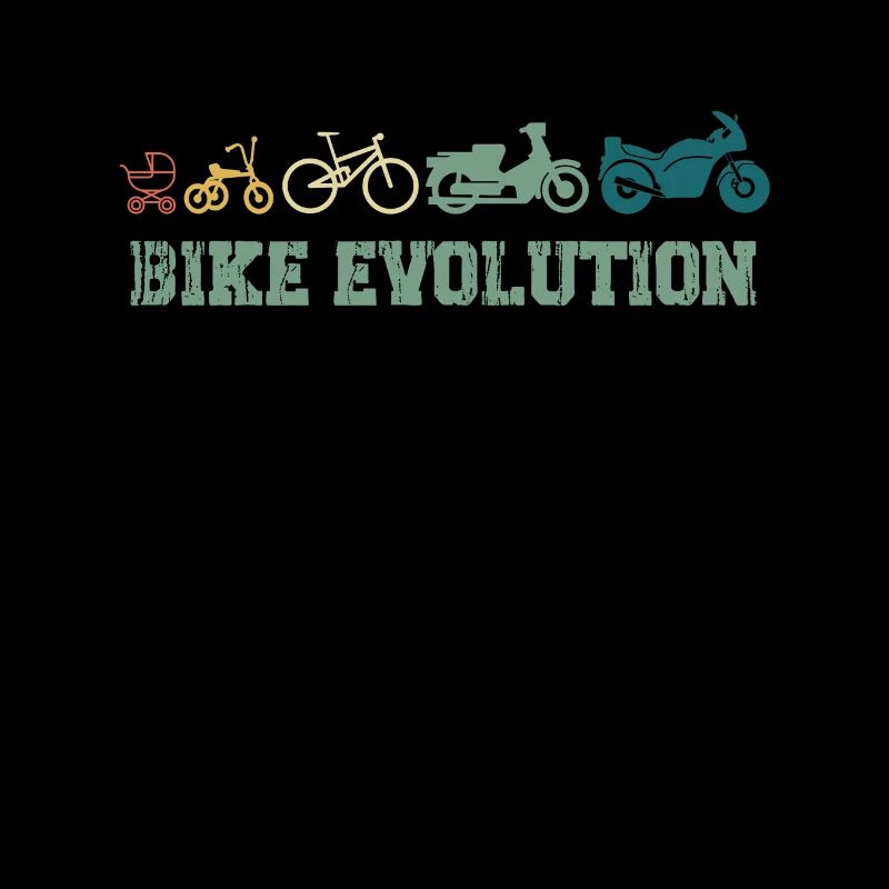 Motorrad Evolution Spruch Bike Evolution Motorrad