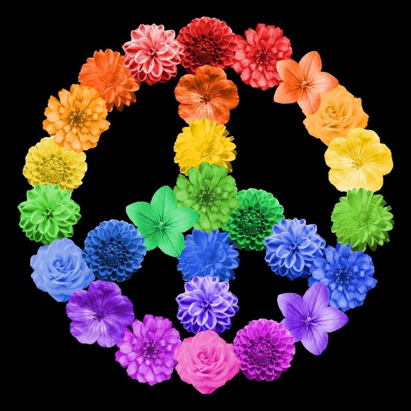Fleurs Peace Flowerpower