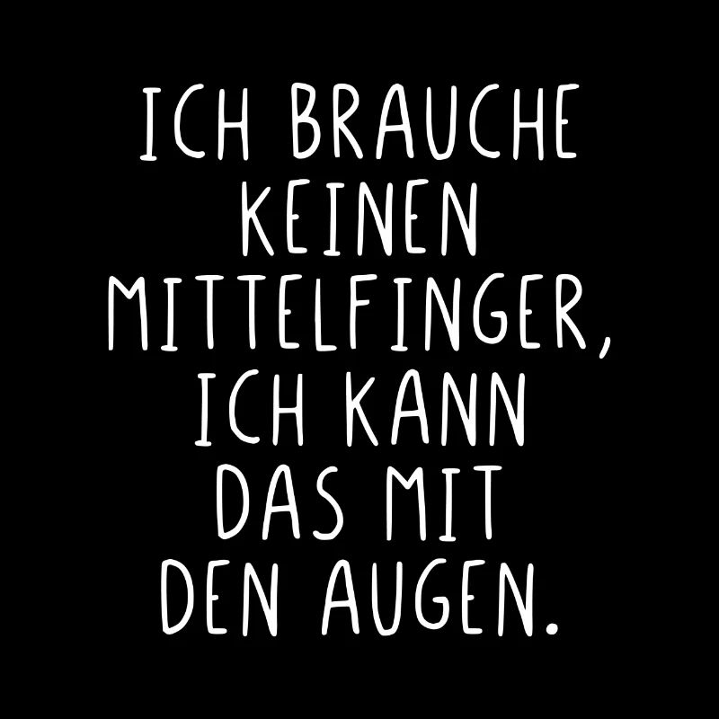 Ich brauche keinen Mittelfinger
