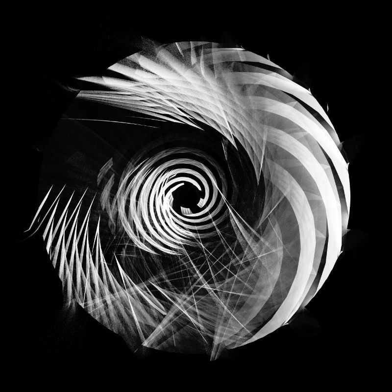 Trou noir abstrait
