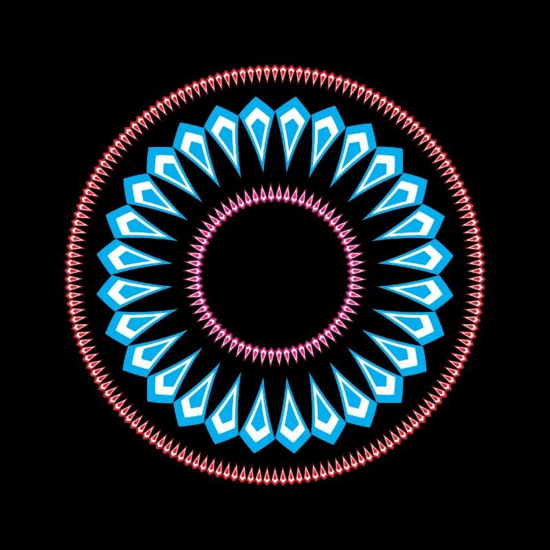 Einfaches Mandala-Designmuster
