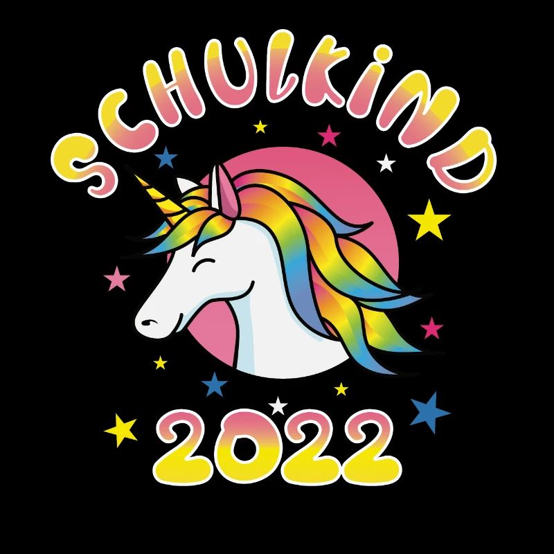 Lustiges Schulkind 2022 Einhorn Schule Geschenk