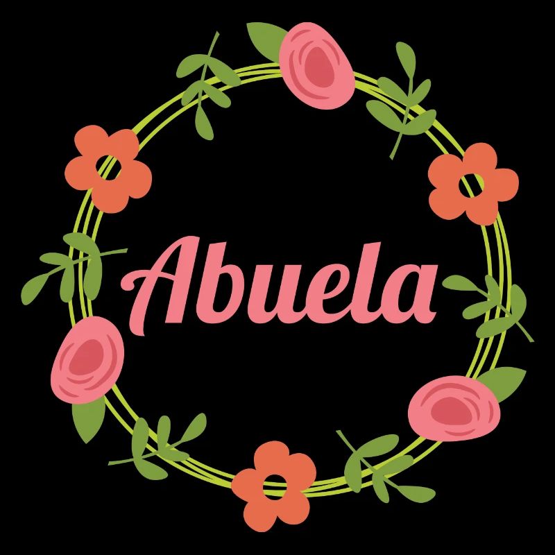 Abuela bunter Kranz Oma Großmutter Geschenk